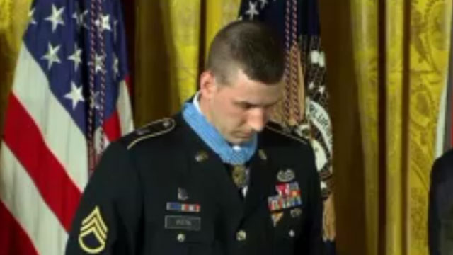 VIDEO: Obama awards Staff Sergeant Ryan Pitts the Medal of Honor ...